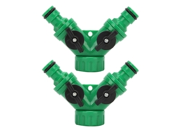2 Piezas De Divisor En Forma De T G3/4 Pnty Dn20 Con Interruptores, Accesorio Para Jardín.