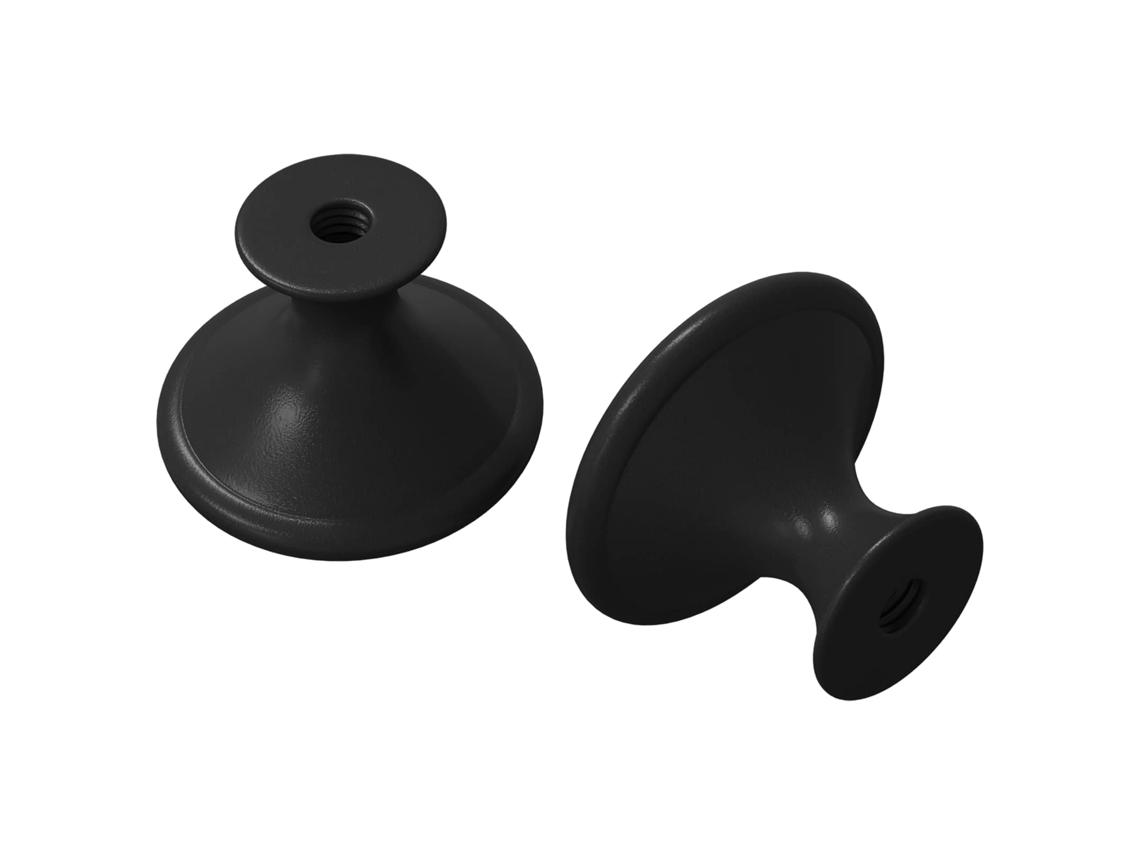 Cable de aluminio negro de 2 piezas Ø30 mm VIDAXL
