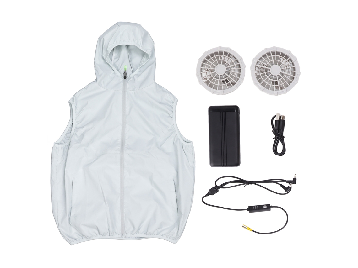 Chaleco Con Ventilador Para Hombres Y Mujeres Con 3 Velocidades Y 20000 Mah Para El Trabajo, La Pesca Y El Senderismo.
