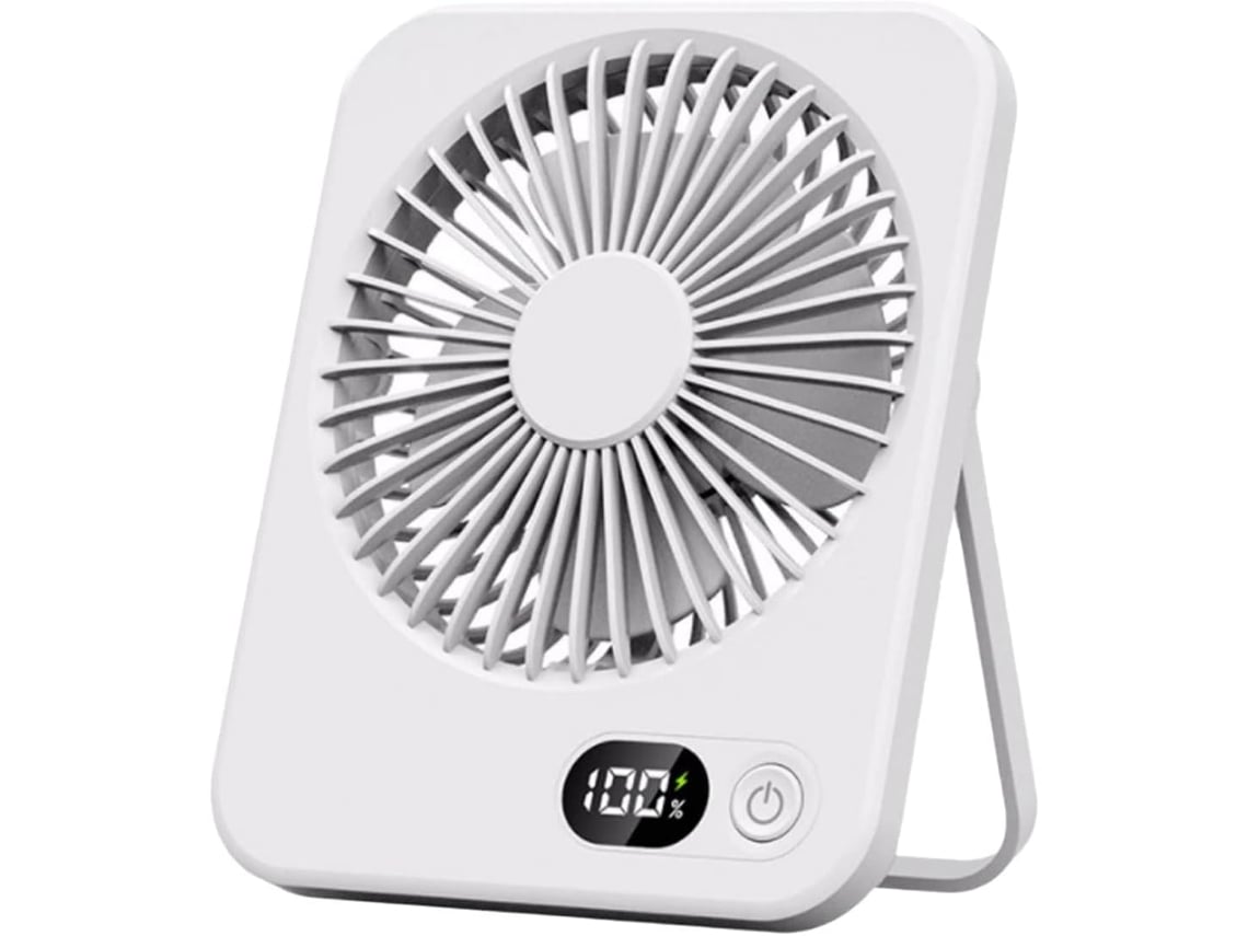 Ventilador Portátil Versátil Ventilador Recargable De Cinco Velocidades Giratorio 180° Ajustable Portátil