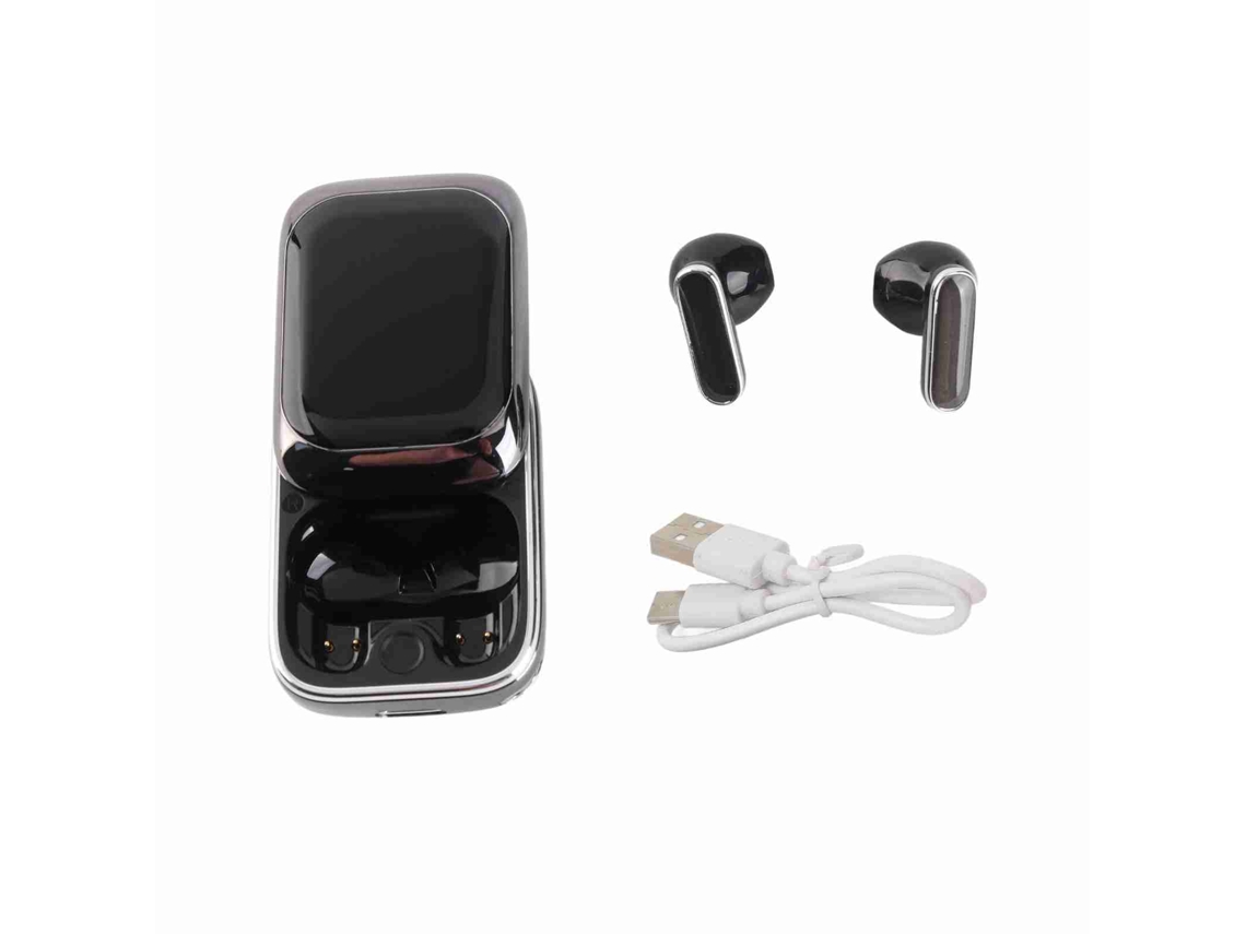 Auriculares Inalámbricos Con Pantalla Táctil, Reducción De Ruido, Diseño Deslizante Y Batería De Larga Duración.