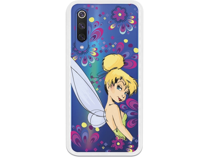 Carcasa Xiaomi Mi 9 SE DISNEY Campanilla Flores Multicolor
