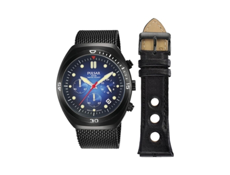 Reloj PULSAR Hombre (Acero Inoxidable - Negro)