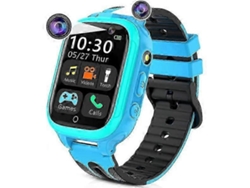 Relojes inteligentes para niños y niñas, reloj inteligente para niños con llamadas, 14 juegos, cámaras duales, alarma, reproductor de música, linterna Ly Ebike