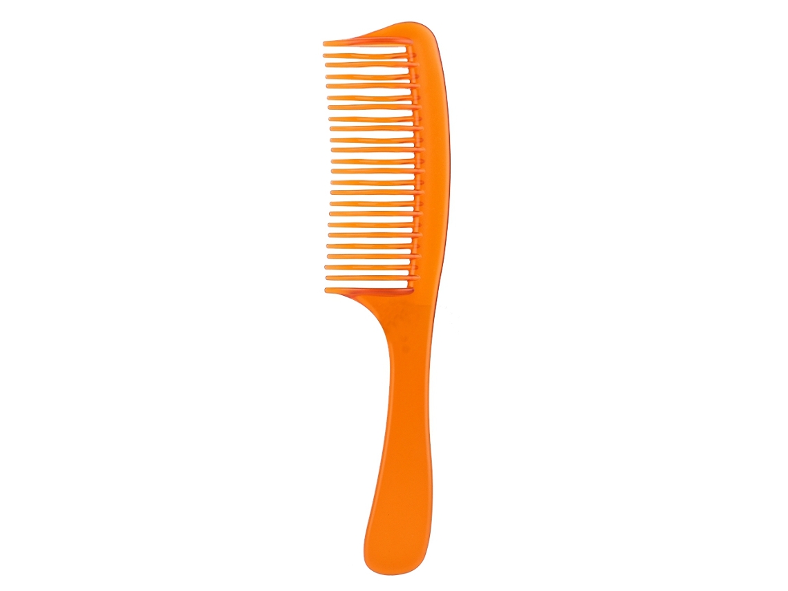 2026-Pente de Cabelo Longo para Cabelo Grosso Peine De Cabeleireiro Ferramenta Modeladora Portátil Laranja
