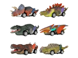 Coches De Juguete Con Forma De Dinosaurio Para Arrastrar, Paquete De 6 Unidades Para Niños De 3, 4 Y 5 Años, Juguetes Para Niños Pequeños 2025