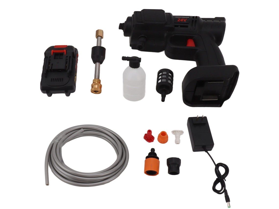 Hidrolimpiadora Portátil Inalámbrica Con Batería Recargable Para Lavado De Coches, Jardín Y Aire Acondicionado.