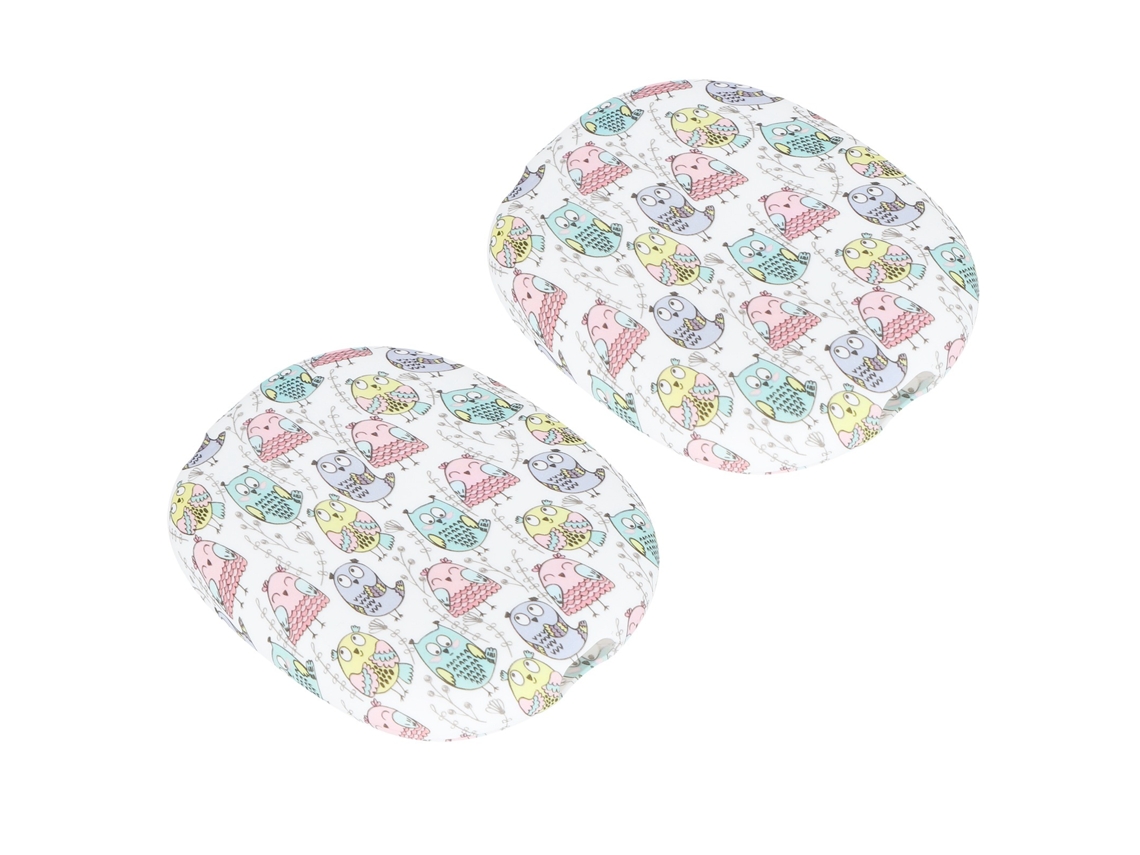 Capa Protetora Silicone Antichoque Para Fones De Ouvido Bluetooth Ios Gato Branco