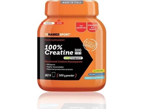Complemento Alimenticio NAMEDSPORT 100% Creatine Calidad Creapure (500g)