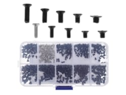 Kit Com 500 Parafusos M2, M2.5 E M3 Para Computadores Portáteis/metalurgia, Com Cabeça Escareada Plana.