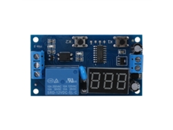 Módulo De Relé Temporizador Ajustable De 12 V Con Ciclo Infinito E Interruptor De Pantalla Led.