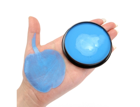 Pintura facial y corporal a base de agua pigmento de pintura segura no tóxica hipoalergénica fácil de limpiar para niños adultos azul cielo