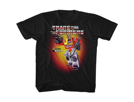 Camiseta ROCKINSTONE de Transformers Box Art Blaster para jóvenes (Algodón - S)