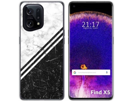Carcasa para Oppo Find X5 5G TUMUNDOSMARTPHONE Dibujos Mármol 01 Multicolor