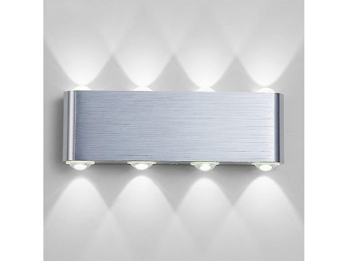 Lámpara de pared LED Rebe, 8W, aluminio, moderna, para interiores, ideal para cocina, escaleras, dormitorio, pasillo, sala de estar o como luz nocturna.
