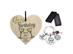 Llavero de cumpleaños para mujer, fabuloso regalo de 60 cumpleaños para mamá, regalos de cumpleaños inspiradores para mujeres y hombres con mensaje