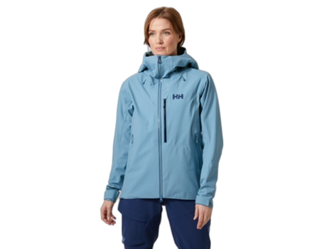 Abrigo Impermeable para Mujer HELLY HANSEN (S - Poliéster - Azul)