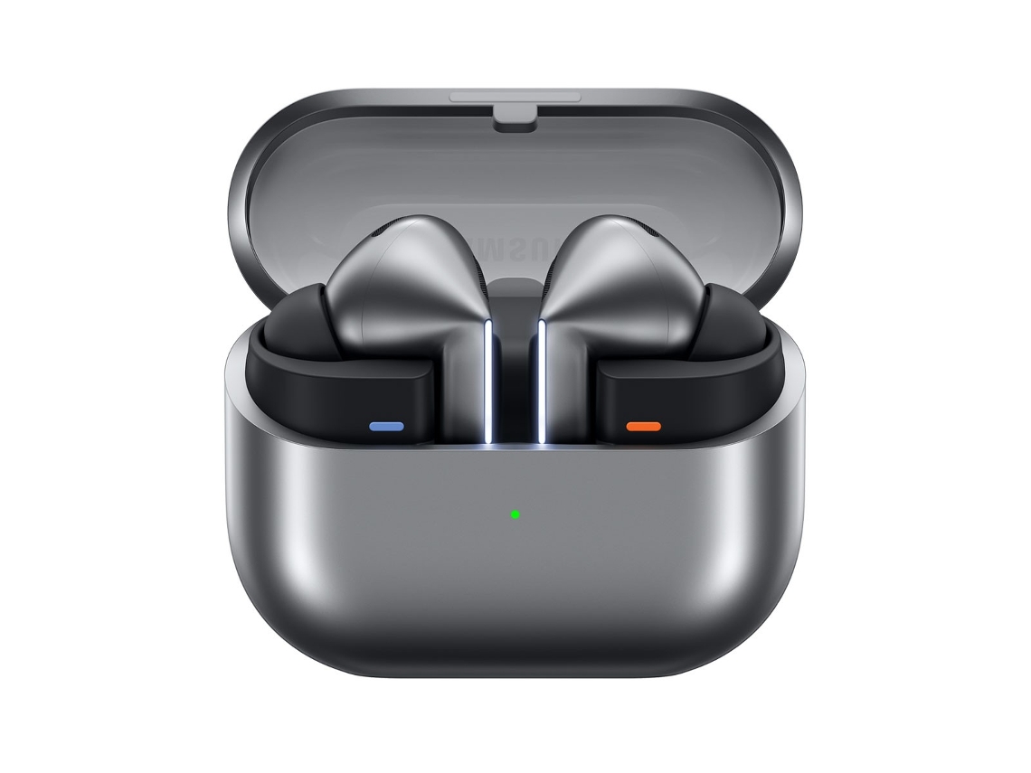 Auriculares Bluetooth SAMSUNG Galaxy Buds3 Pro (In Ear - Plateado)