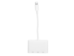 Convertidor Otg Hub Para Ios Con Lector De Cámara Y Adaptador De Interfaz De Expansión Usb Dual