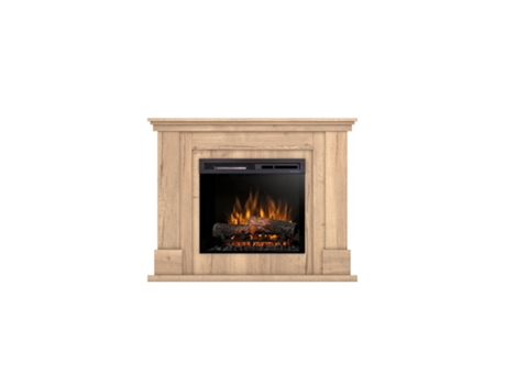 Chimenea eléctrica LED autoportante LUENA 23' Roble claro 115 x 89.7 x 31 OUTINFIRE