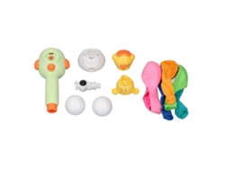 Ats-juguete De Ejercicio De Respiración Para Niños Juguete Sensorial Educativo Pelota Flotante Con 6 Globos Verde