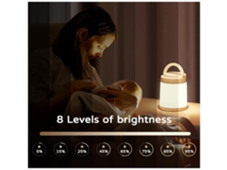 Lámpara de luz nocturna portátil recargable, lámpara de guardería con control remoto y temporizador, lámpara táctil pequeña, luces USHION