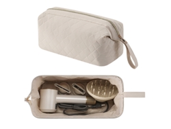 Bolsa Para Secador De Pelo, Modelador De Caracoles, Bolsa Multifunción Para Viajes - Blanca