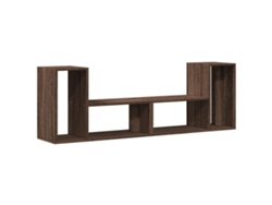Conjunto de 2 muebles de TV con derivados de madera de roble marrón MAISON EXCLUSIVE (75x30x50 cm)