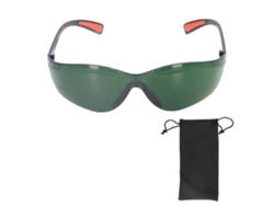 Gafas de soldadura profesionales con protección UV IR3.0, lente verde, resistentes a impactos, antideslizantes, para soldadura eléctrica TIG.