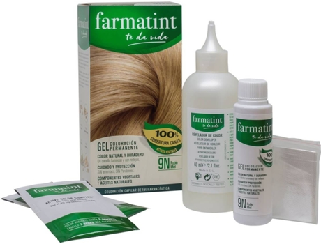 Tinte de Cabello FARMATINT Gel Rubio (135 ml)