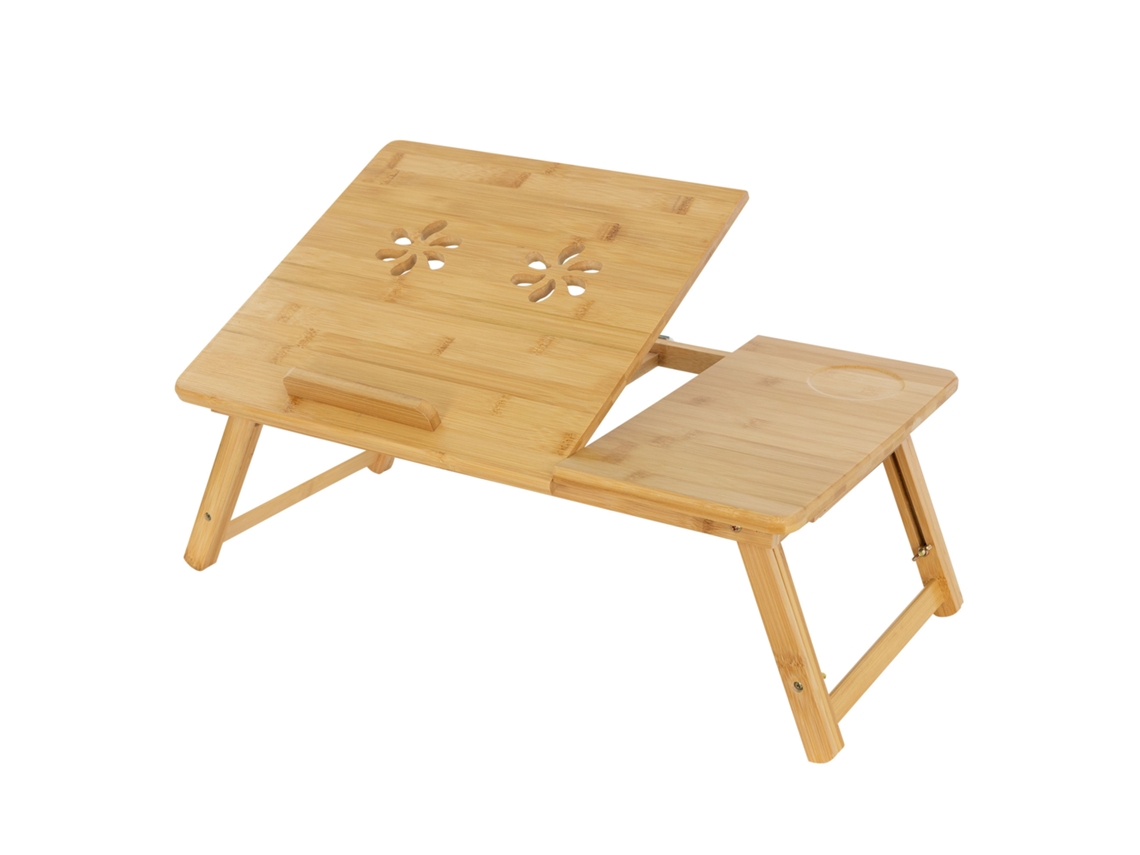 Mesa Portátil Plegable Madera Marrón ML-DESIGN