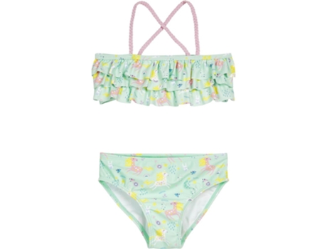 Bañador de 2 piezas para niña con protección UV PLAYSHOES Unicorn 4/5 ans