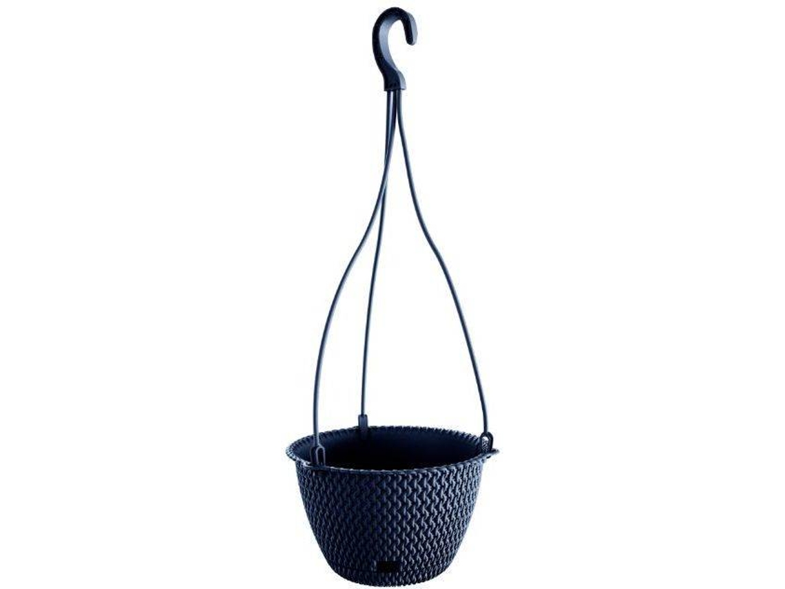 Maceta PROSPERPLAST Suspenso Splofy Round W (Gris - 23 x 23 x 14.5 cm)