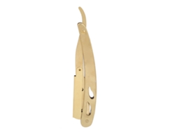 Soporte De Cuchillo De Barba Manual De Acero Inoxidable Plegable Con Mango Ergonómico Para Barbero Y Salón