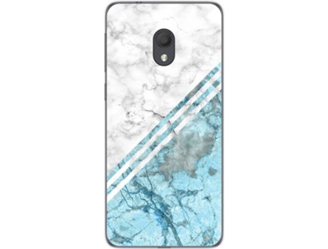 Carcasa Alcatel 1C (2019) TUMUNDOSMARTPHONE Mármol 02 Multicolor