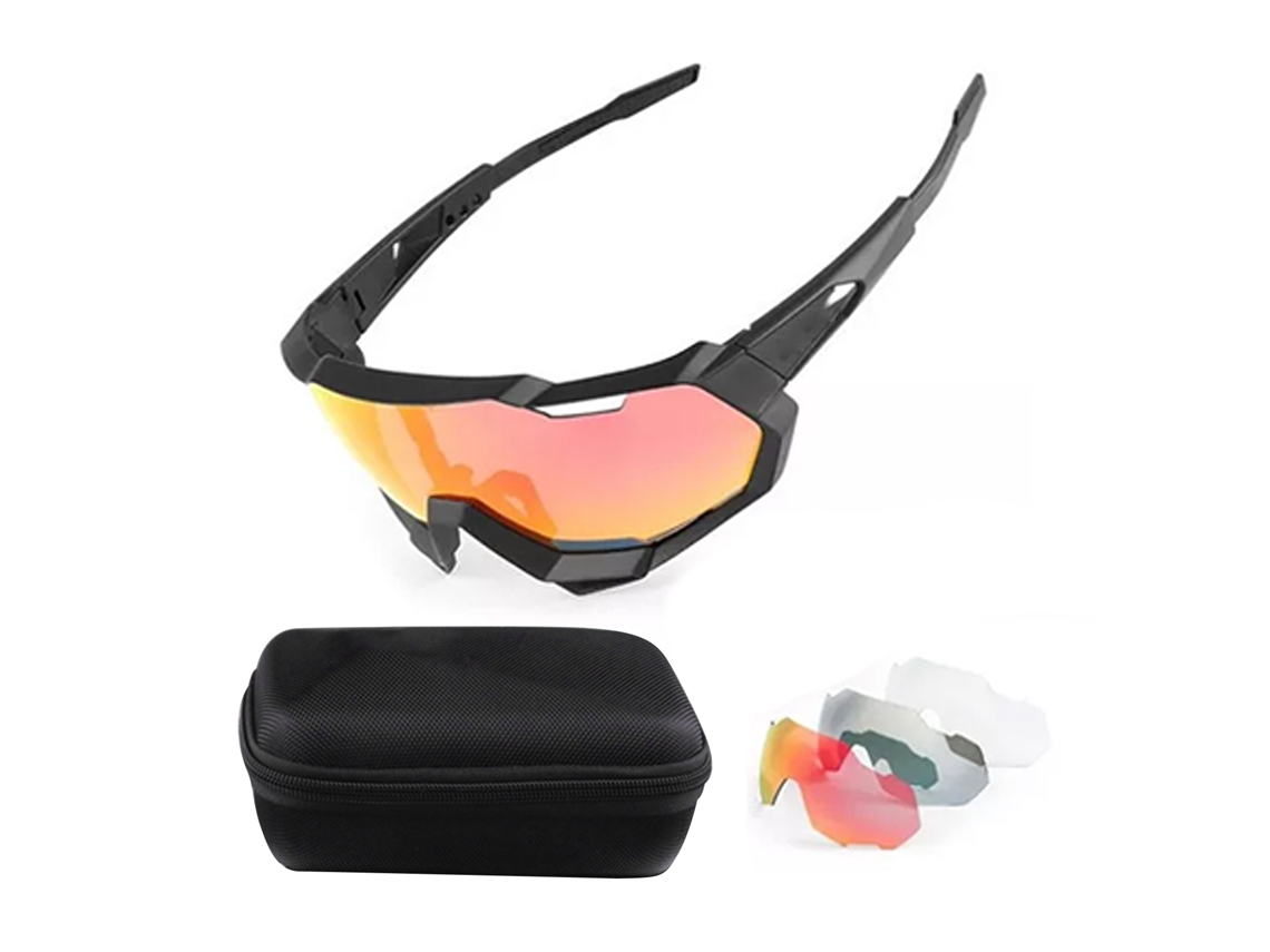 Gafas de sol polarizadas para ciclismo, protección UV, resistentes al viento, para hombre y mujer | Sin marca