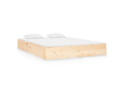 Maison Exclusive - Estructura De Cama Sin Colchón Madera Maciza 140x190 Cm