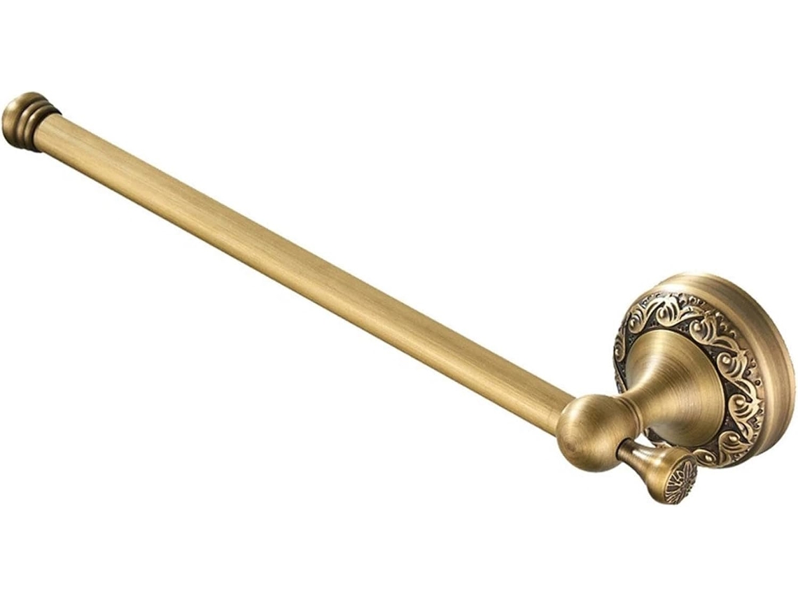 Juego de 3 toalleros vintage duraderos, 29 cm, metal repujado, para baño, resistentes al agua.