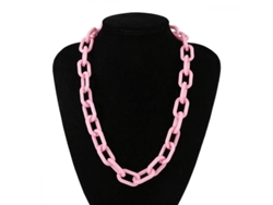2026-colgante De Collar De Acrílico Geométrico Exagerado Para Mujer 62cm 24 Pulgadas Xvb Rosa