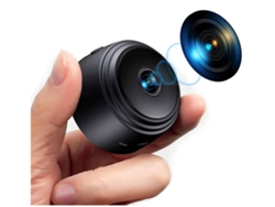 Minicámara espía oculta Bestvite con wifi, visión nocturna, HD 1080P y detección de movimiento (negra)