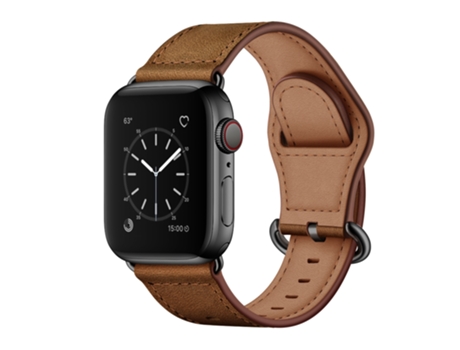 Correa para Smartwatch de cuero genuino para Apple Watch Ultra 49 mm y Watch Ultra 2 49 mm / Series 9 y 8 y 7 45 mm / SE 3 y SE 2 y 6 y SE y 5 y 4 44
