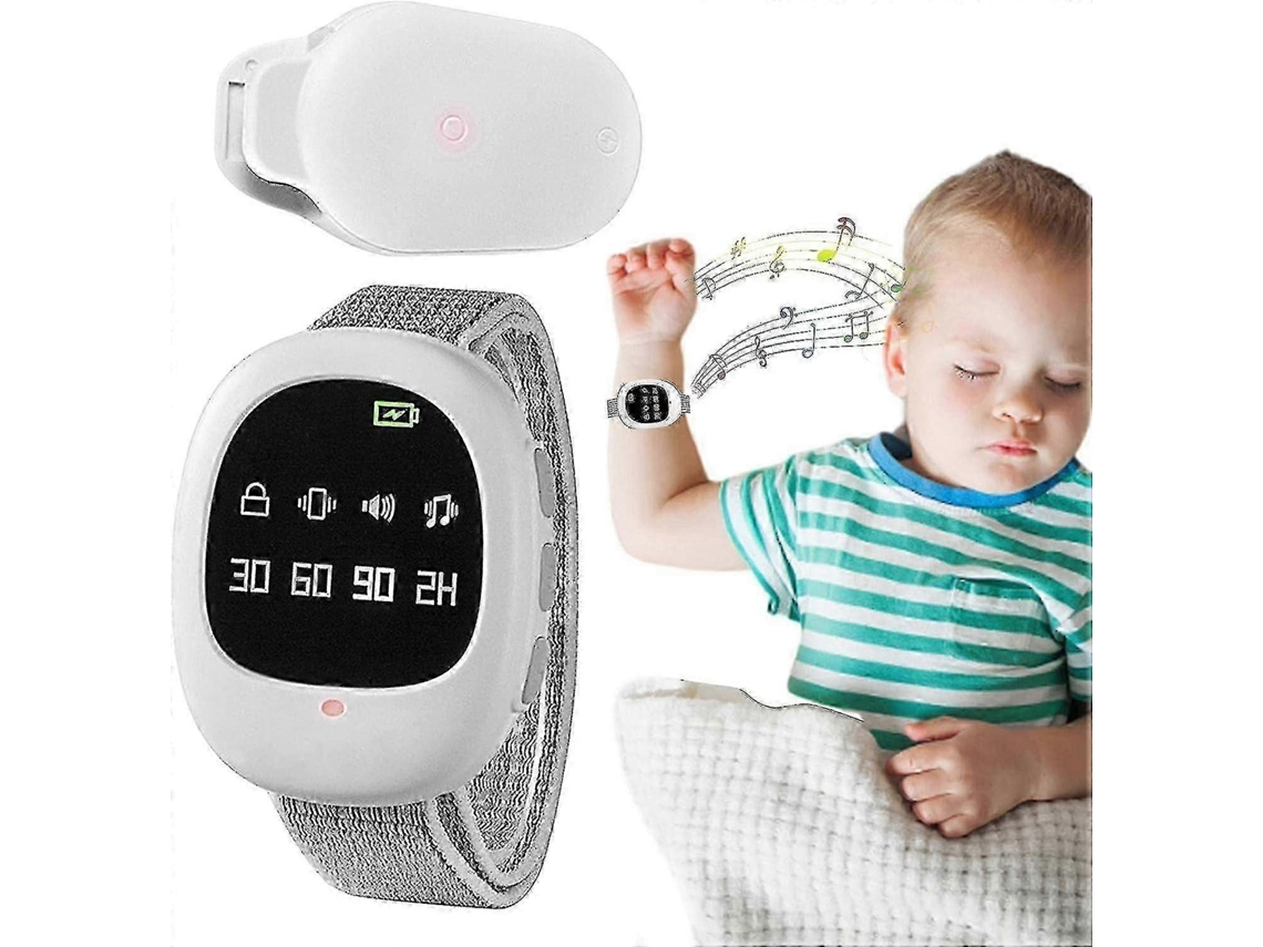 Alarma inalámbrica para la enuresis nocturna en niños y reloj para aprender a ir al baño: solución recargable y eficaz - Nostalgia88