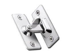 Pestillo De Puerta De Acero Inoxidable 90 Grados Deslizante Para Puertas Armarios Cajones Accesorios De Ferretería Con Tornillos Plata