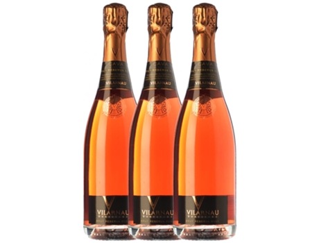 Espumante VILARNAU Vilarnau Rosé Grenache Brut Cava Reserva (0.75 L - 3 unidades)
