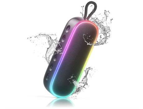 Altavoz Bluetooth inalámbrico, graves potentes CHRONUS, emparejamiento TWS, altavoz exterior impermeable IPX7 más fuerte para fiestas en el jardín,