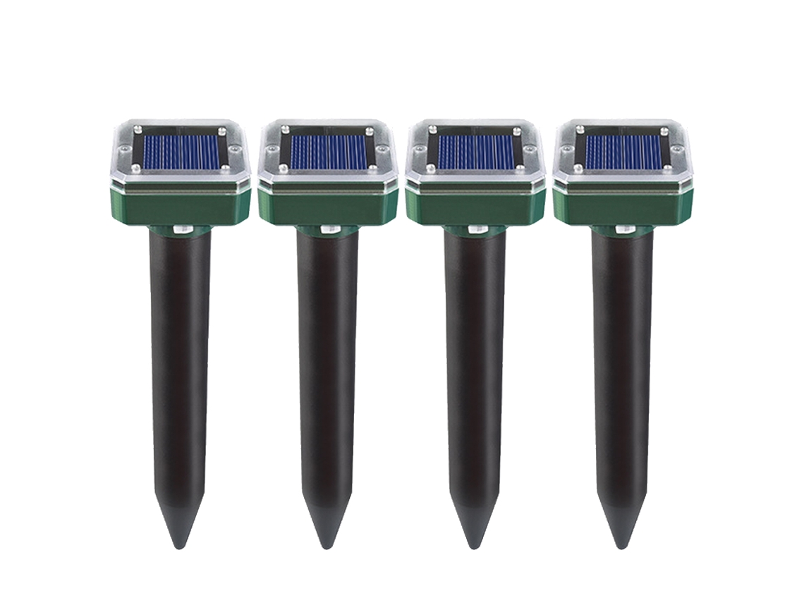 Repelente ultrasónico de serpientes con energía solar, resistente al agua, para exteriores. Previene ratas y serpientes.