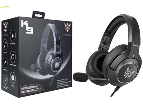Auriculares con Cables ONIKUMA K9 (On Ear - Micrófono - Negro)