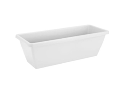 Elho 2054950 Jardinera con ventana Barcelona blanca 40 x 20 x 16 cm ELHO DAR ESPACIO A LA NATURALEZA