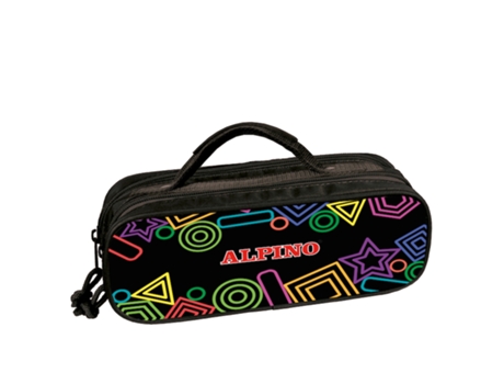 ALPINO Ua000165 Estuche para lápices Estuche para lápices suave Negro Multicolor