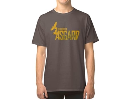 Camiseta ROCKINSTONE Alan Wake Inspired Old Gods Of Asgard Algodón para Hombre (XL - Negro)